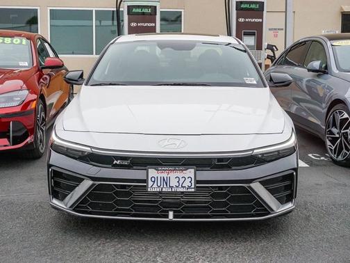 White 2025 Hyundai ELANTRA N Line