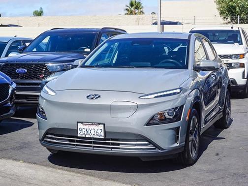 Gray 2023 Hyundai KONA EV SEL