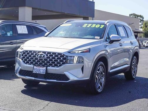 Silver 2022 Hyundai SANTA FE HEV SEL Premium