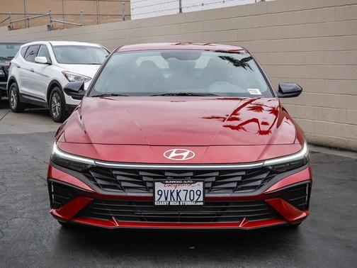 Red 2025 Hyundai ELANTRA SEL Sport