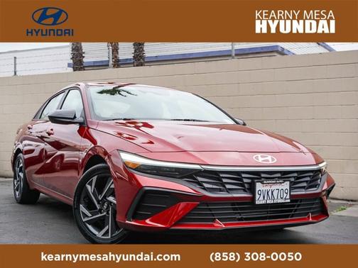 Red 2025 Hyundai ELANTRA SEL Sport