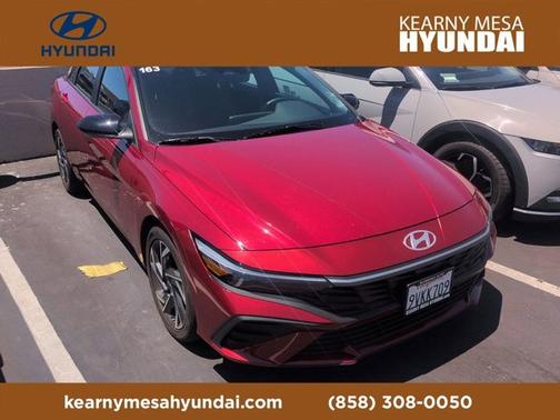 Red 2025 Hyundai ELANTRA SEL Sport