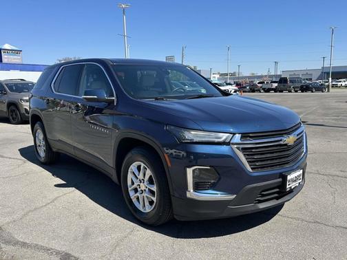 Northsky Blue Metallic 2023 Chevrolet Traverse LS