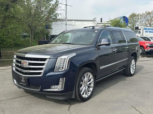 Dark Adriatic Blue Metallic 2020 Cadillac Escalade ESV Premium Luxury