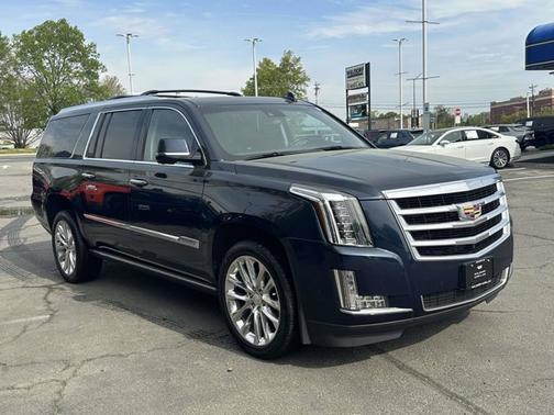 Dark Adriatic Blue Metallic 2020 Cadillac Escalade ESV Premium Luxury