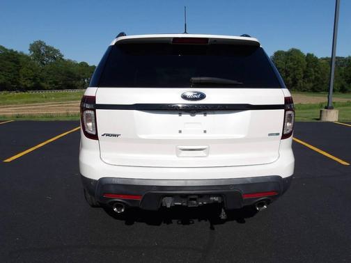 White Platinum Metallic Tri-Coat 2015 Ford Explorer Sport