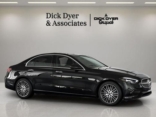Black 2025 Mercedes-Benz C-Class