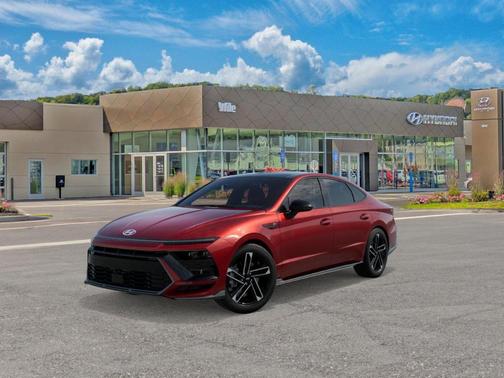 Red 2026 Hyundai SONATA N Line