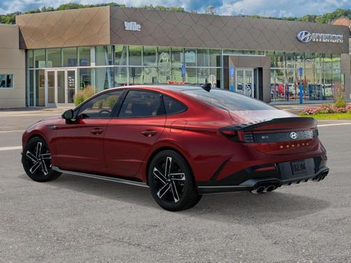 Red 2026 Hyundai SONATA N Line