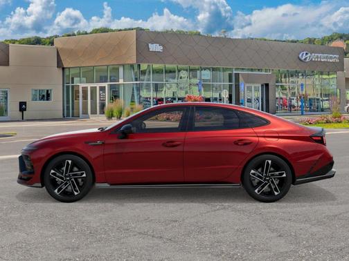 Red 2026 Hyundai SONATA N Line