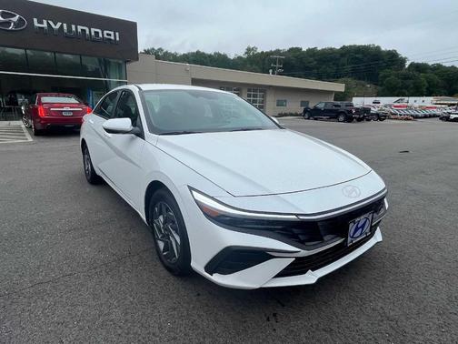 White 2026 Hyundai ELANTRA HEV Blue
