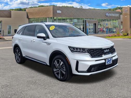 Snow White Pearl 2023 Kia Sorento Hybrid EX