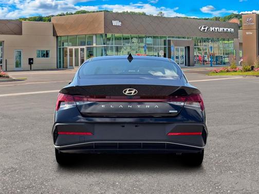 Black 2026 Hyundai ELANTRA HEV Blue