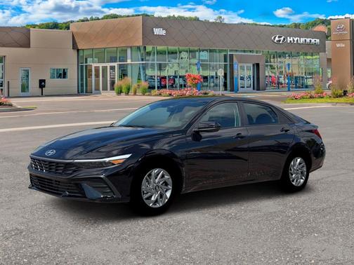 Black 2026 Hyundai ELANTRA HEV Blue