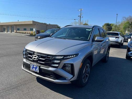 Shimmering Silver 2026 Hyundai TUCSON Hybrid SEL
