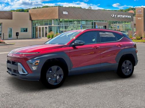 Red Metallic 2026 Hyundai KONA SEL Sport