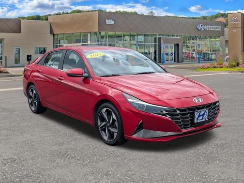 Calypso Red 2021 Hyundai ELANTRA SEL
