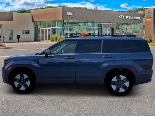 Atlantic Blue 2026 Hyundai SANTA FE HEV SEL
