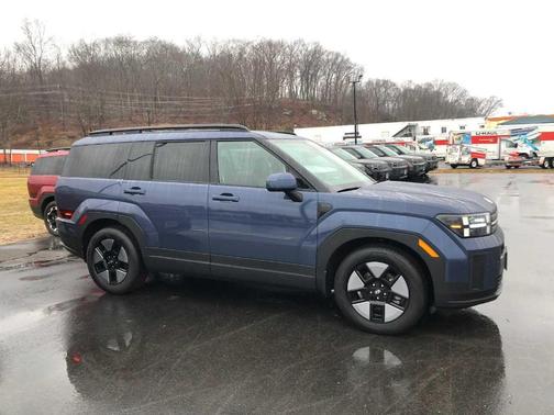 Atlantic Blue 2026 Hyundai SANTA FE HEV SEL