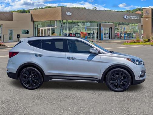 Sparkling Silver 2018 Hyundai Santa Fe Sport 2.0L Turbo Ultimate