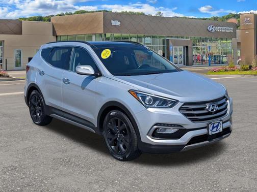 Sparkling Silver 2018 Hyundai Santa Fe Sport 2.0L Turbo Ultimate