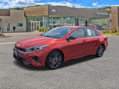 Fire Orange 2022 Kia Forte GT-Line