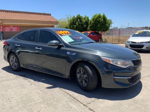 Moss Gray 2016 Kia Optima LX Turbo