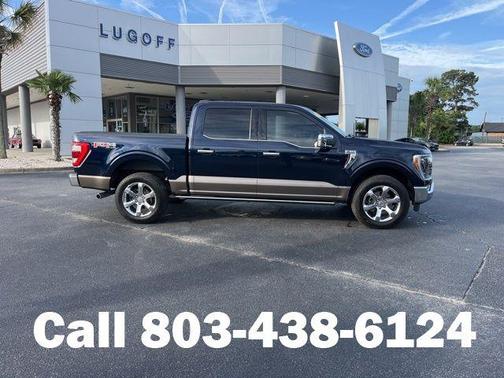 Antimatter Blue Metallic 2023 Ford F-150 King Ranch