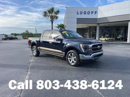 Antimatter Blue Metallic 2023 Ford F-150 King Ranch