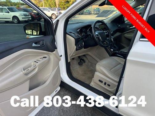 White Platinum 2014 Ford Escape Titanium