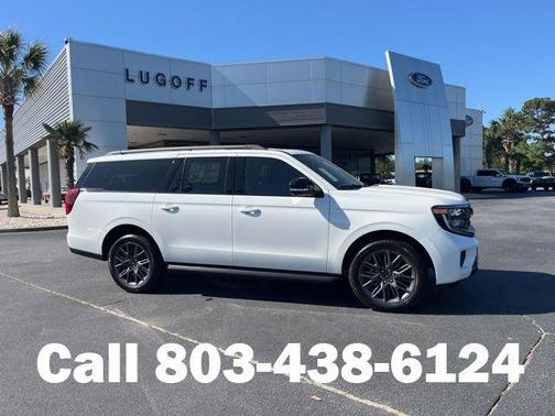 Star White Metallic Tri-Coat 2026 Ford Expedition Max Platinum