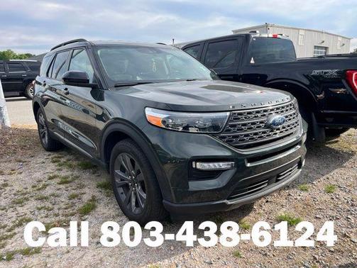 Forged Green Metallic 2023 Ford Explorer XLT