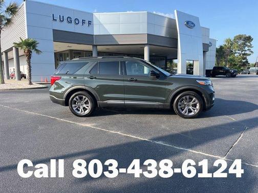 Forged Green Metallic 2023 Ford Explorer XLT