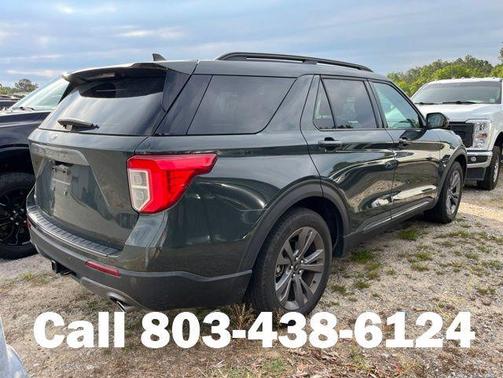 Forged Green Metallic 2023 Ford Explorer XLT