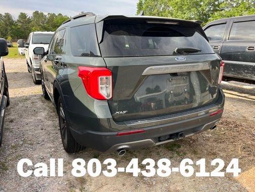 Forged Green Metallic 2023 Ford Explorer XLT