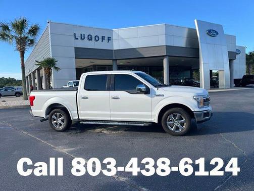 Star White Metallic Tri-Coat 2020 Ford F-150 Lariat