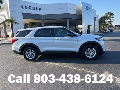 Space White Metallic 2026 Ford Explorer Active