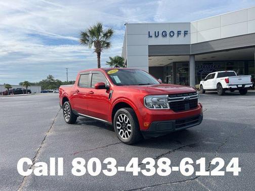 Hot Pepper Red Tinted Clearcoat Metallic 2022 Ford Maverick Lariat