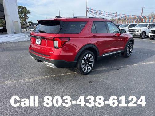 Rapid Red Metallic Tinted Clearcoat 2026 Ford Explorer Platinum