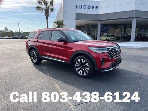 Rapid Red Metallic Tinted Clearcoat 2026 Ford Explorer Platinum