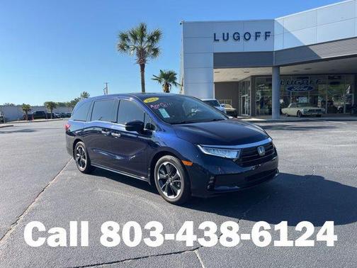 Obsidian Blue Pearl 2023 Honda Odyssey Elite