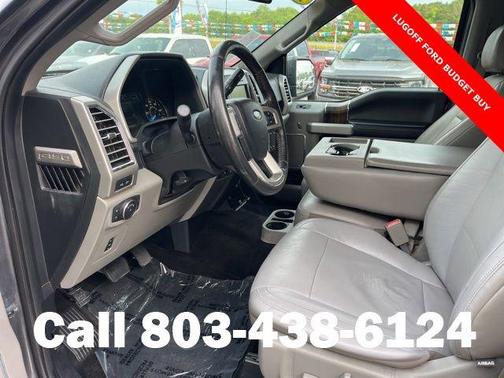 White Platinum Metallic Tri-Coat 2015 Ford F-150 Lariat