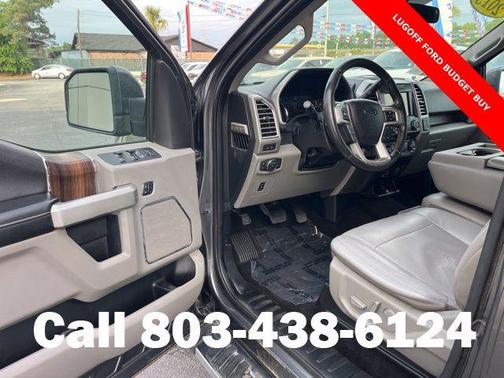 White Platinum Metallic Tri-Coat 2015 Ford F-150 Lariat