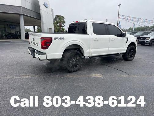 Star White Metallic Tri-Coat 2024 Ford F-150 Lariat