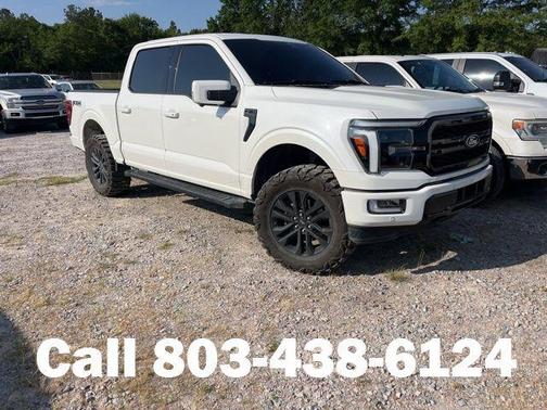 Star White Metallic Tri-Coat 2024 Ford F-150 Lariat