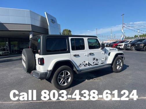 Bright White Clearcoat 2020 Jeep Wrangler Unlimited Sahara