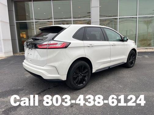 Star White Metallic Tri-Coat 2022 Ford Edge ST Line