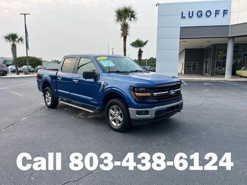 Blue 2024 Ford F-150 XLT