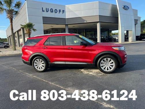 Rapid Red Metallic Tinted Clearcoat 2023 Ford Explorer Limited
