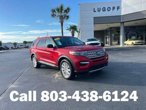 Rapid Red Metallic Tinted Clearcoat 2023 Ford Explorer Limited